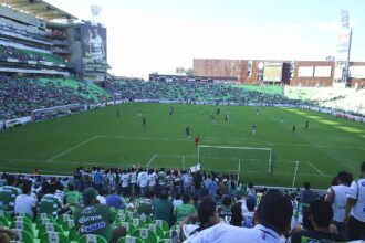 Partido de Santos Laguna, club donde se formó el saltillense Sahiel Cedillo