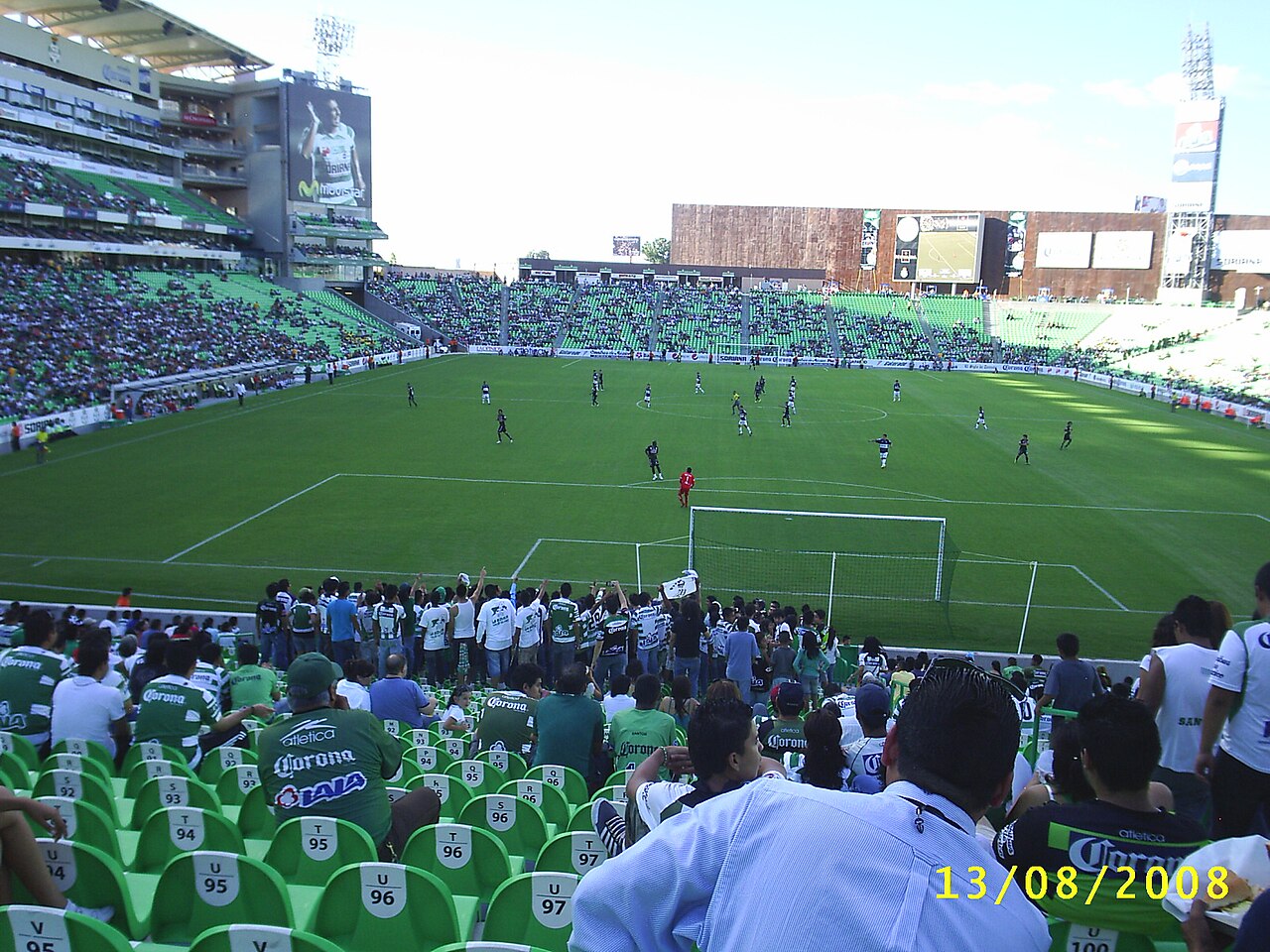 Partido de Santos Laguna, club donde se formó el saltillense Sahiel Cedillo