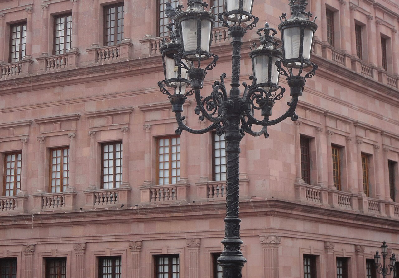 Palacio de Gobierno de Coahuila, conocido como Palacio Rosa, en Saltillo