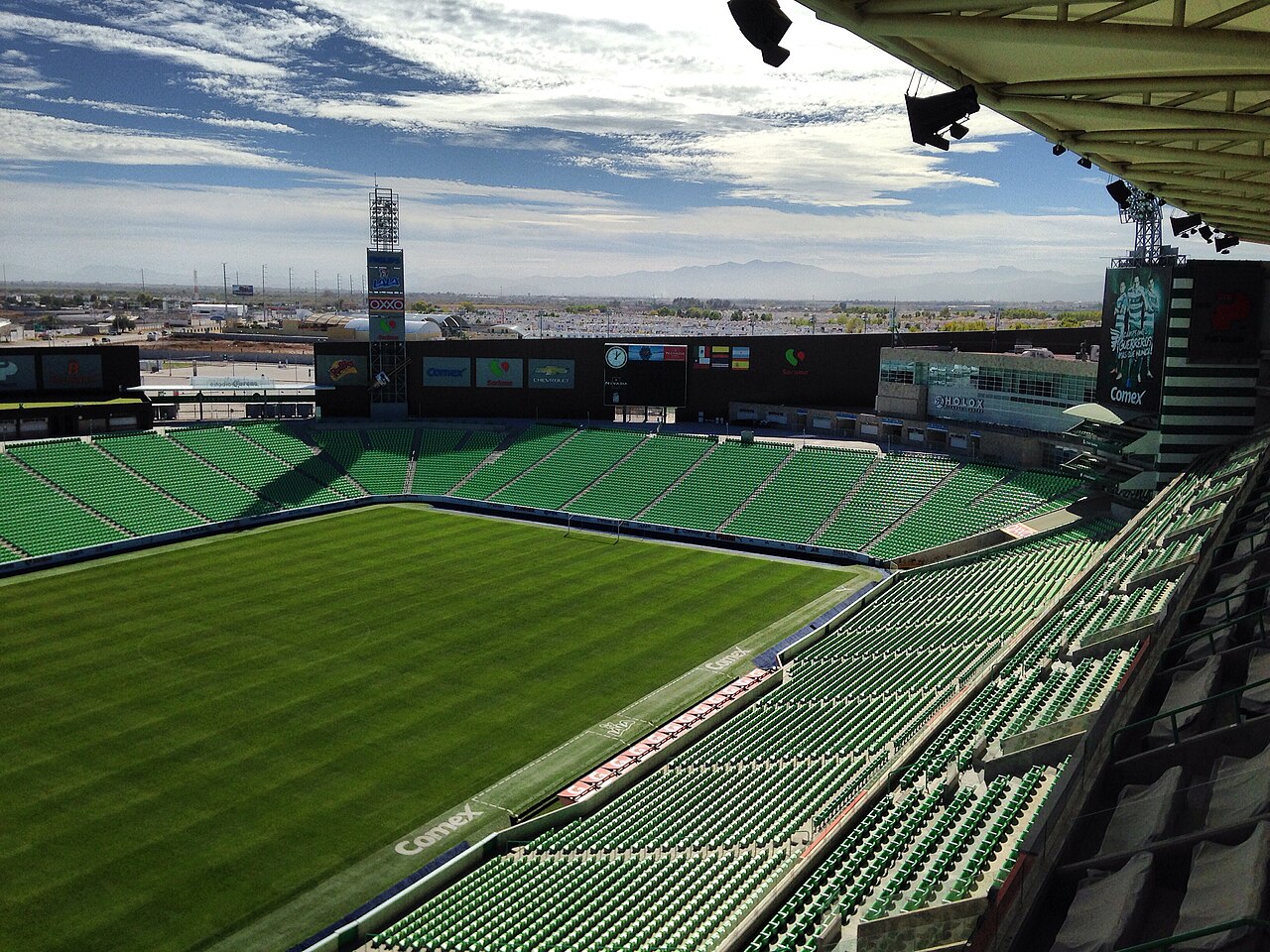 Vista del Estadio Corona de Torreón