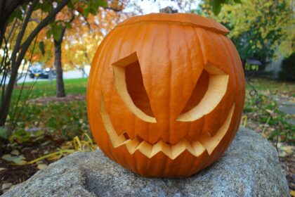 Calabaza tallada de Halloween