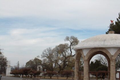 Patio central de la Hacienda de San Lorenzo en Parras de la Fuente, Coahuila